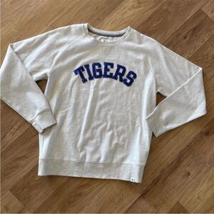 Fanatics Light Heather Grey Detroit Tigers Crewneck Women’s Large
